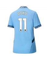 Manchester City Jeremy Doku #11 Hjemmedrakt Dame 2024-25 Korte ermer